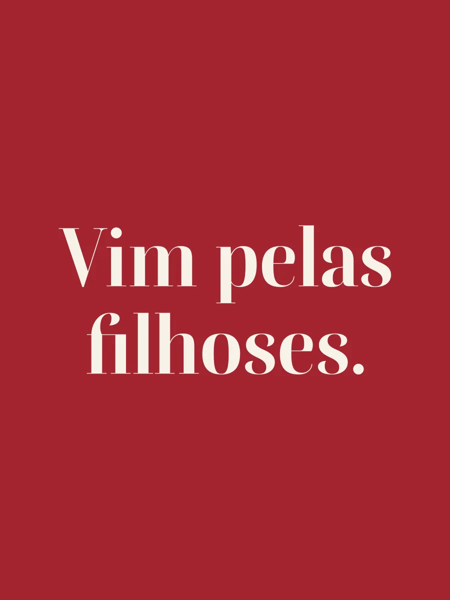Be Like Family: Vim pelas filhoses.