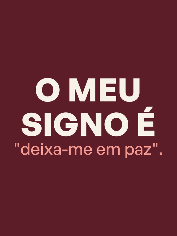 Be Like Family: O meu signo é 